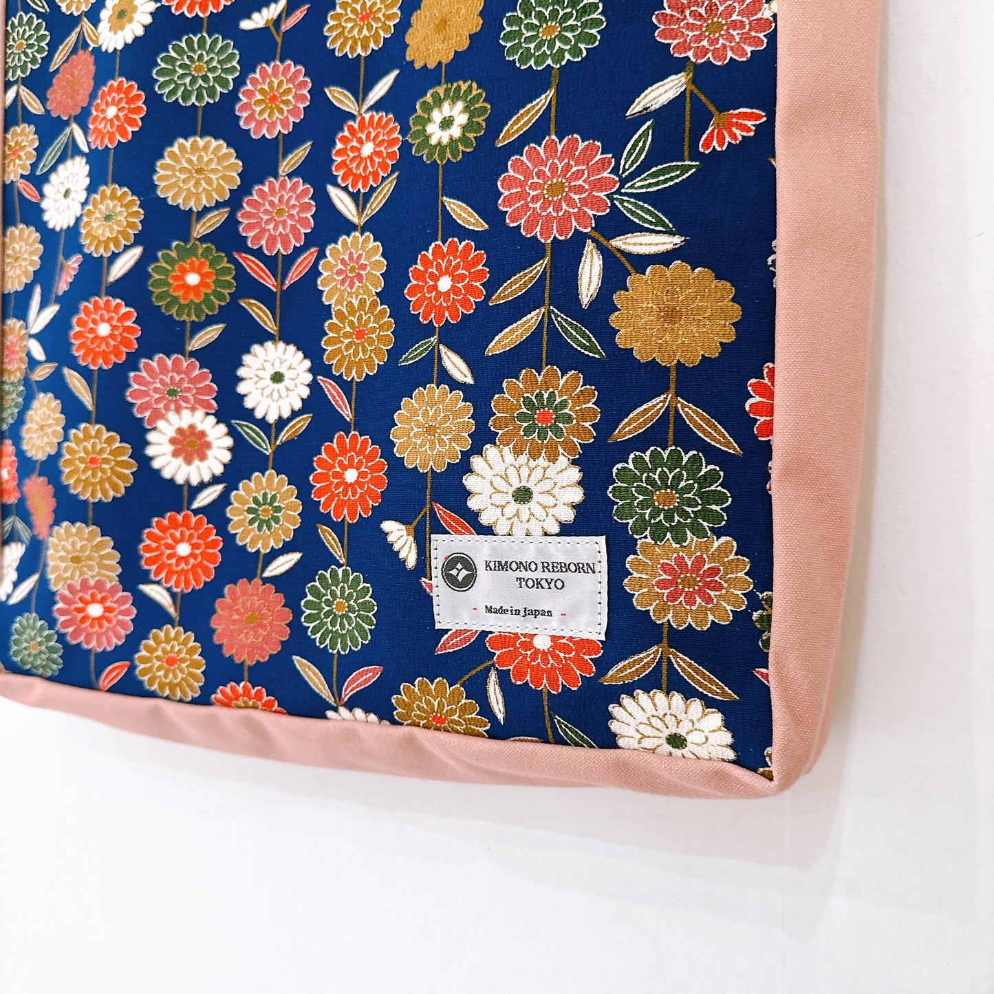 Kimono Tote with depth Pink 19