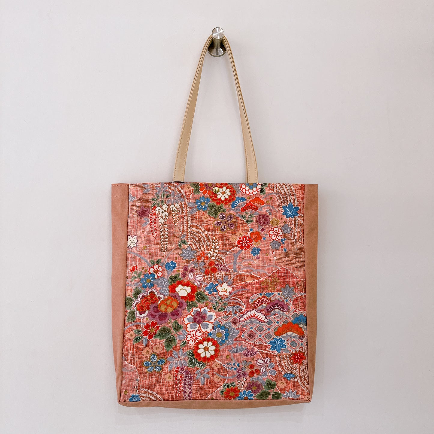 Kimono Tote with depth Pink 20