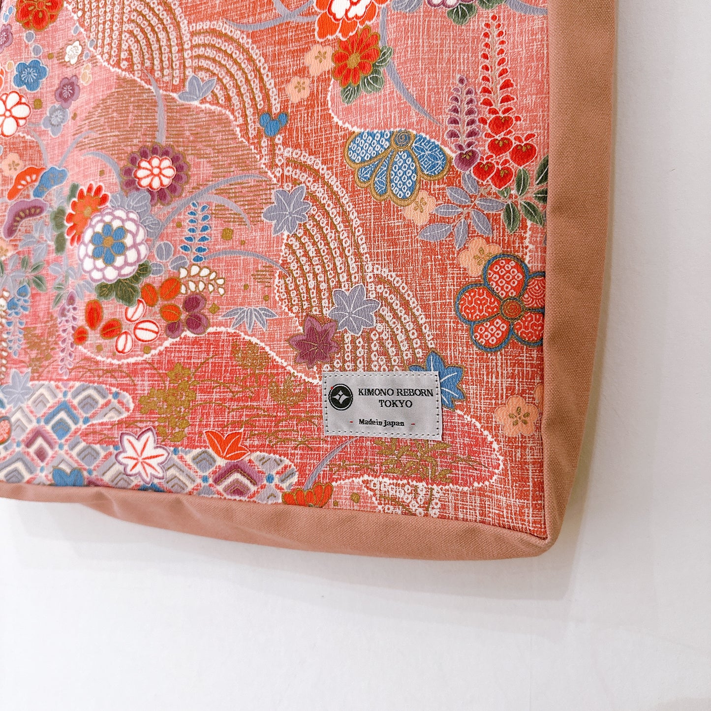 Kimono Tote with depth Pink 20