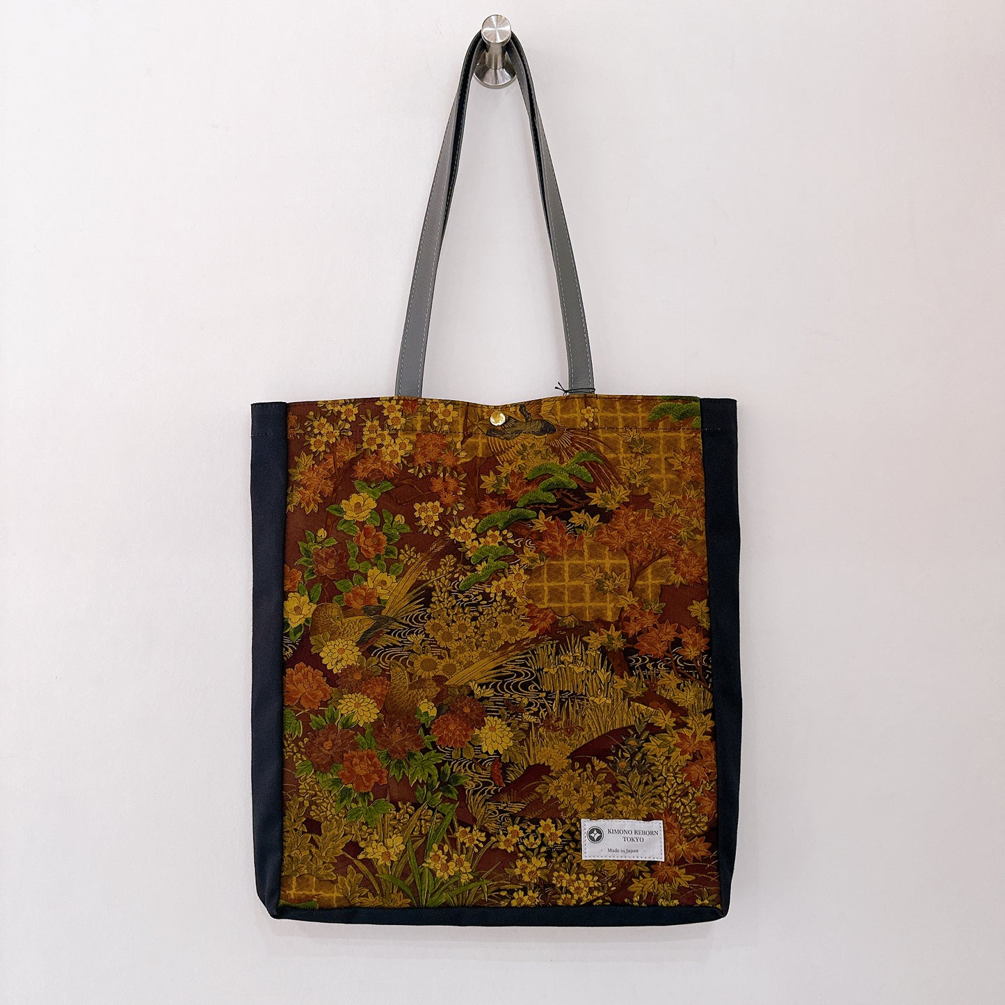 Kimono Tote with depth Navy 20