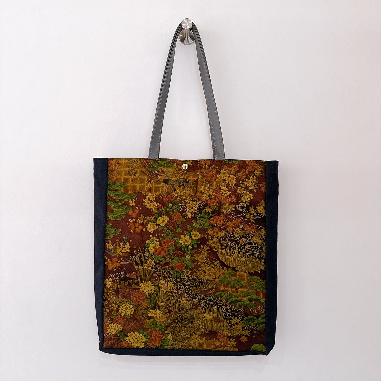 Kimono Tote with depth Navy 20