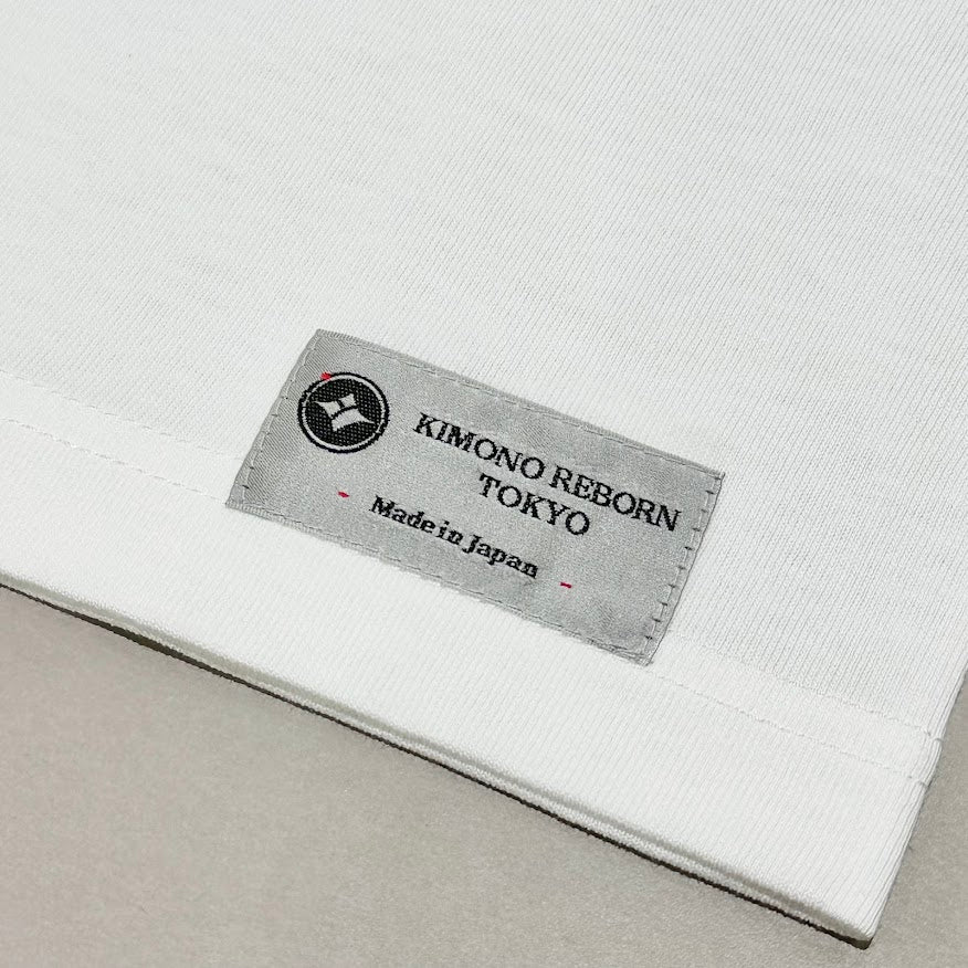 【Size:M】Kimono JAPAN T-shirt White 01