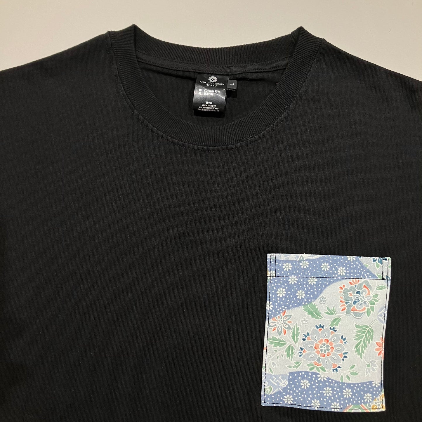 【Size:L】Kimono T-shirt, Black17