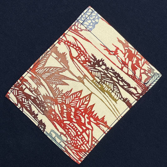 【Size:3XL】Kimono T-shirt, Navy 10