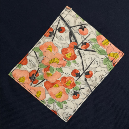 【Size:L】Kimono T-shirt, Navy 46