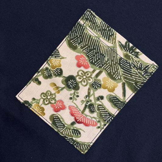 【Size:XL】Kimono T-shirt, Navy 51