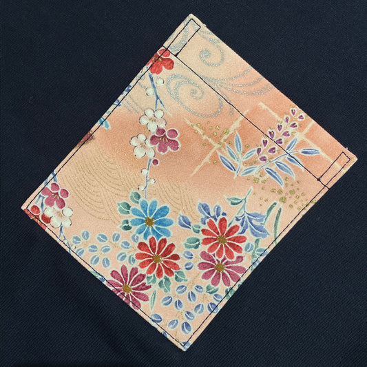 【Size:M】Kimono T-shirt, Navy 35