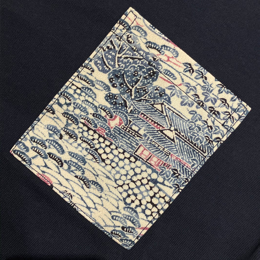 【Size:M】Kimono T-shirt, Navy 37