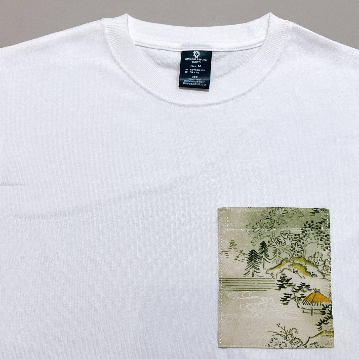 【Size: M】着物Tシャツ　White 03