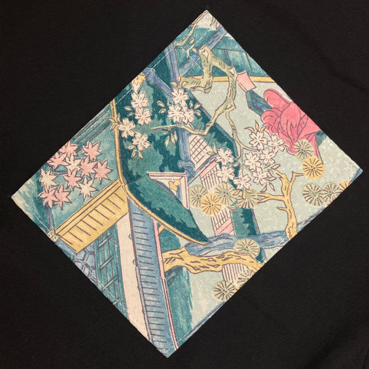 【Size:L】Kimono T-shirt, Black 41