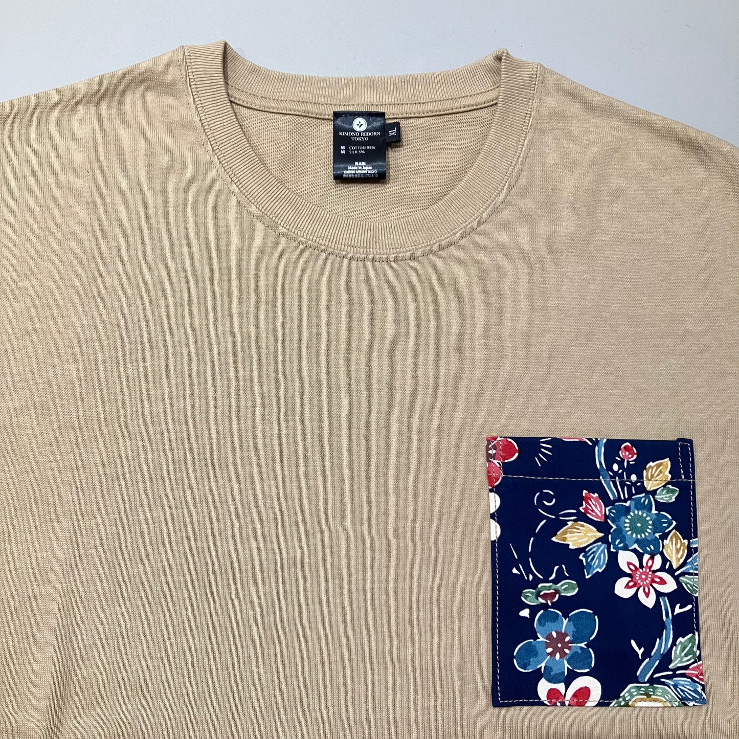 【Size:XL】Kimono T-shirt, Sand Khaki 28