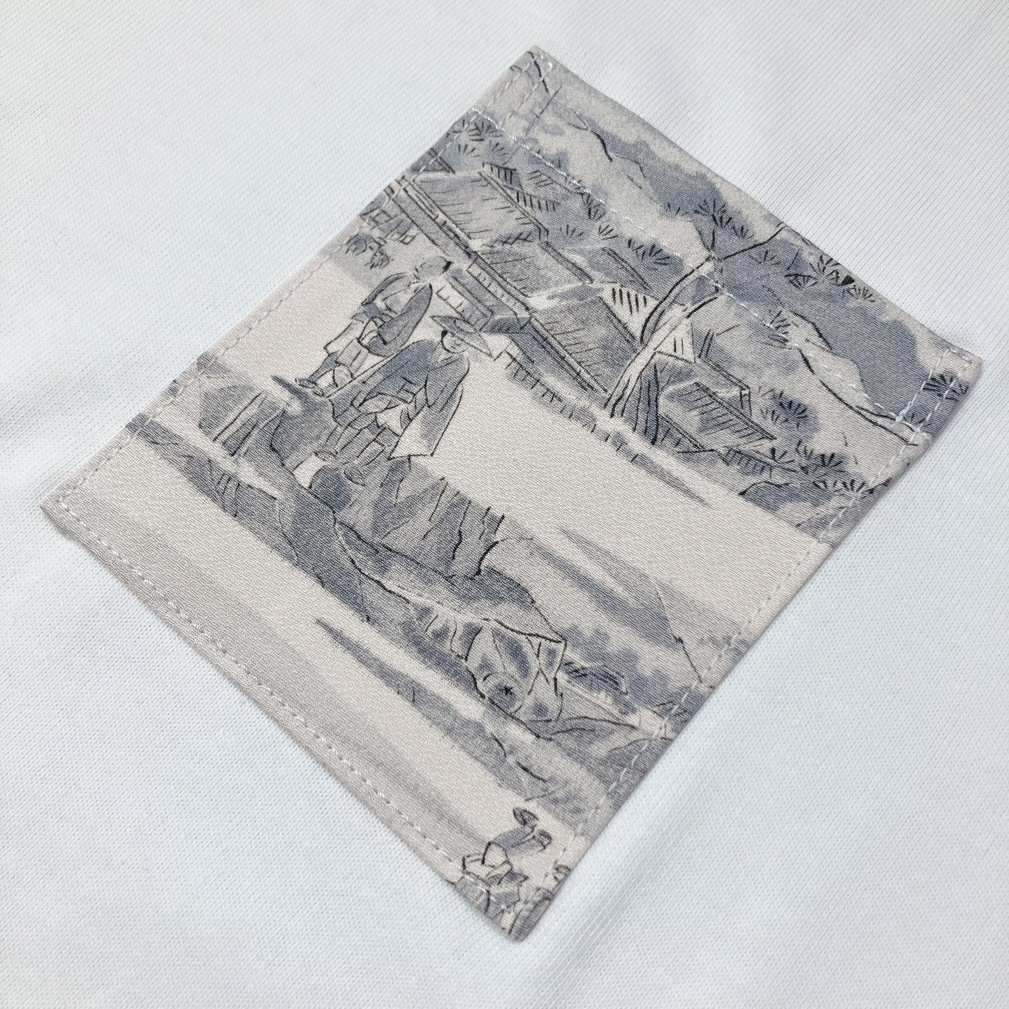 【Size:XXL】Kimono T-shirt, White 13