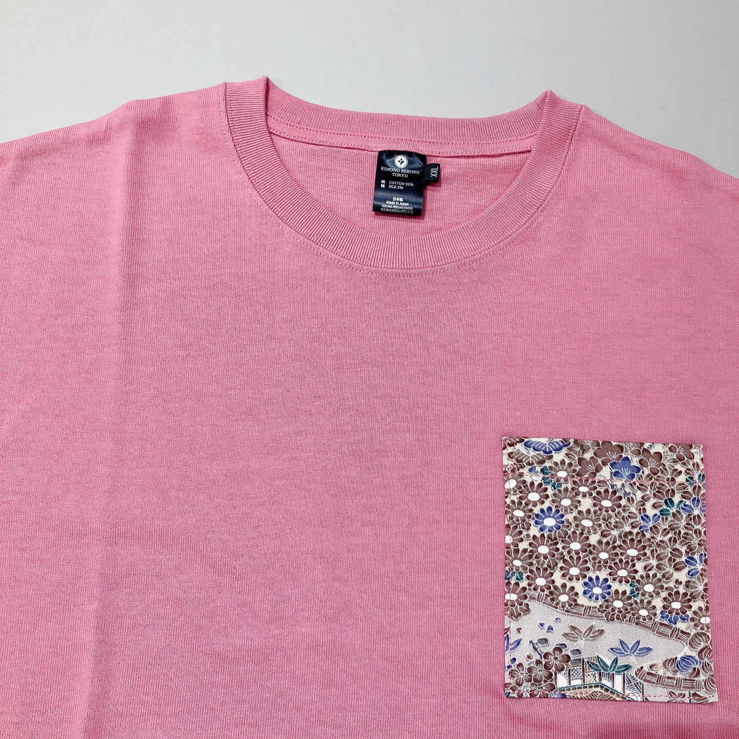 【Size:XXL】着物Tシャツ Pink 12