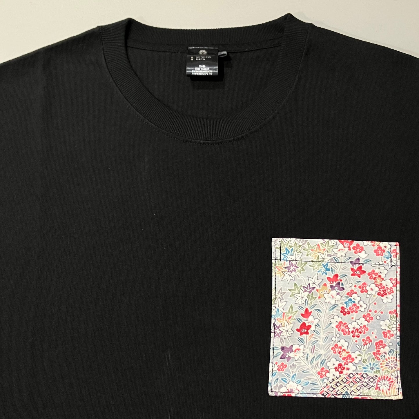 【Size:XXL】Kimono T-shirt, Black 23