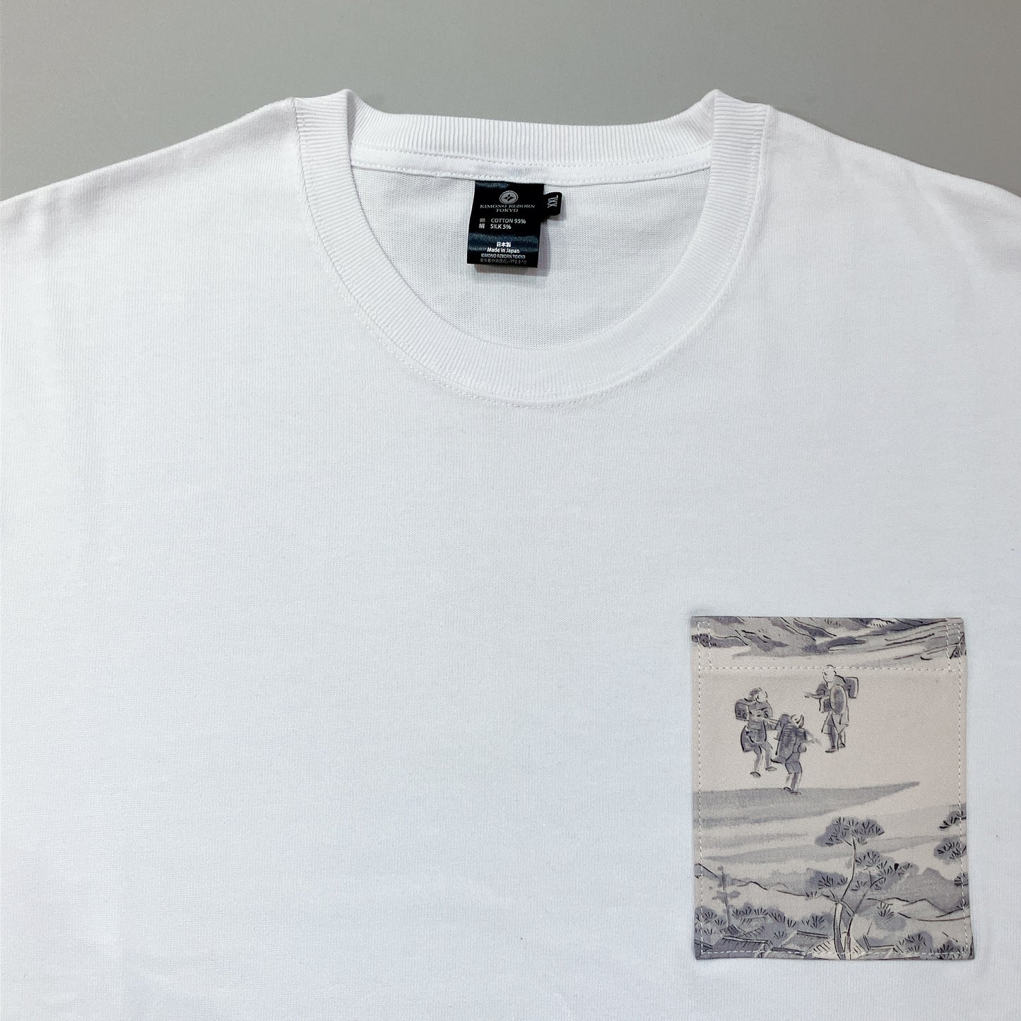 【Size:XXL】着物Tシャツ White 17