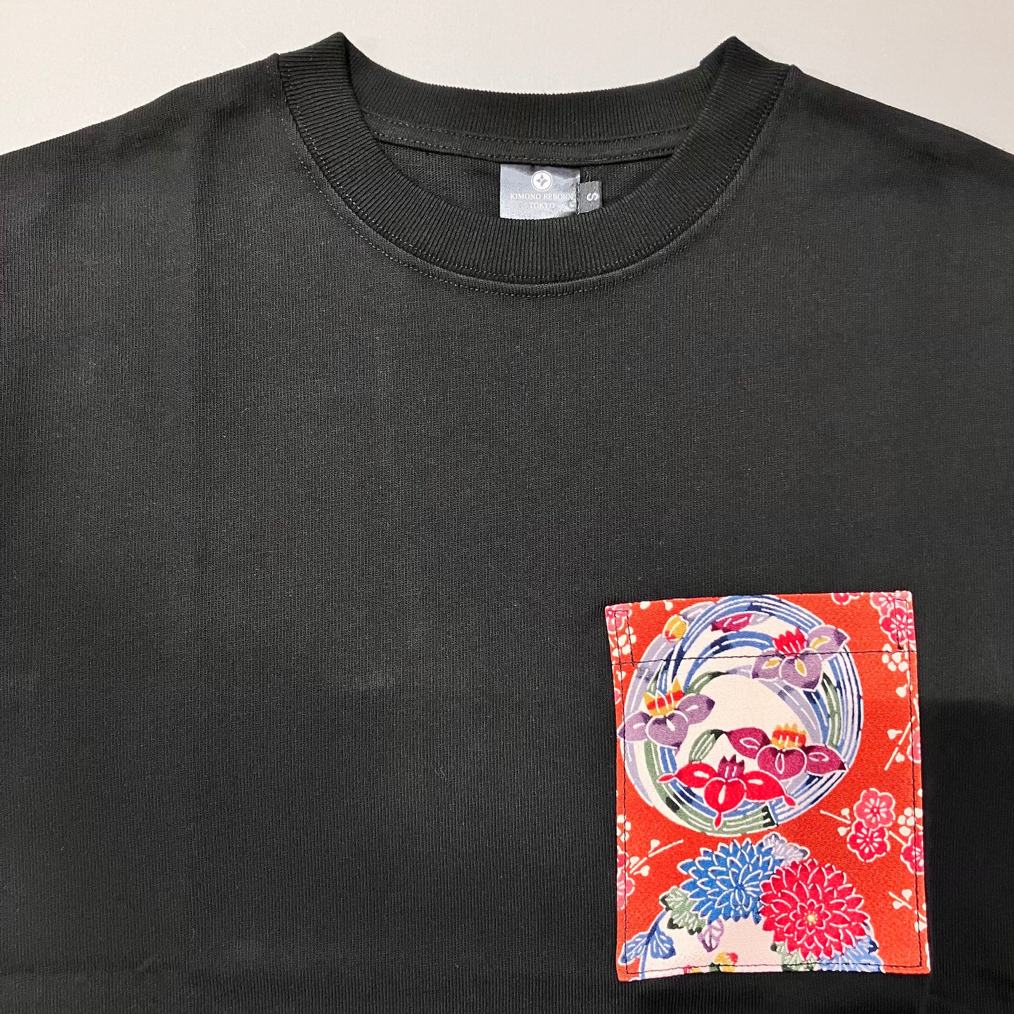 【Size:S】着物Tシャツ Black 15