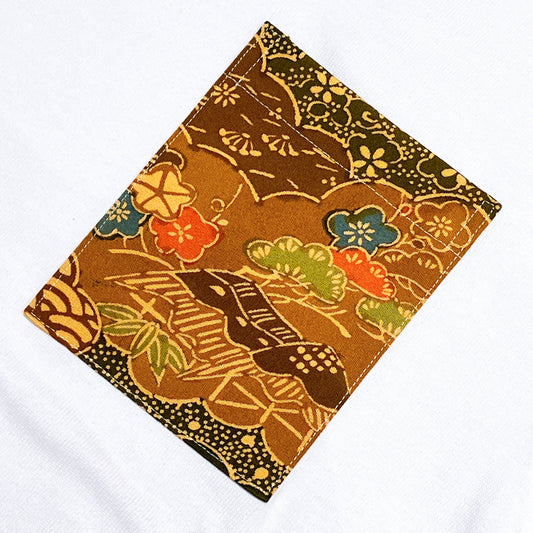 【Size:L】Kimono T-shirt, White 051