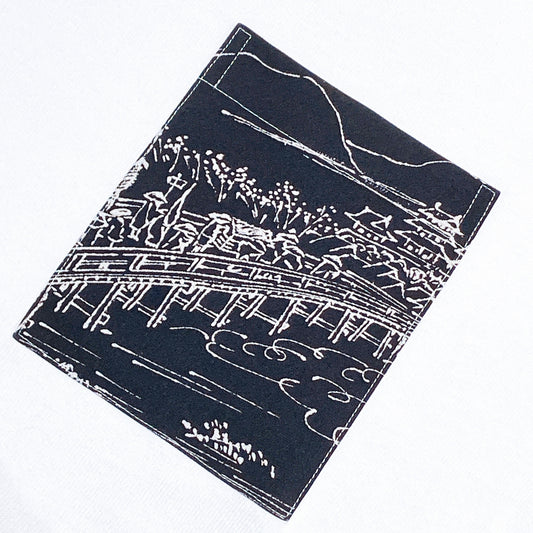 【Size:L】Kimono T-shirt, White 052