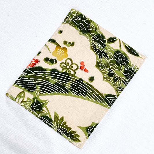 【Size:XL】Kimono T-shirt, White 054