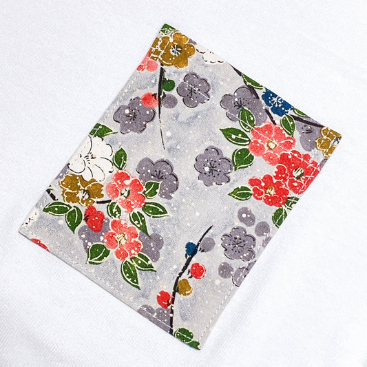 【Size:XL】Kimono T-shirt, White 056