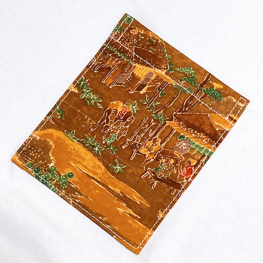 【Size:XL】Kimono T-shirt, White 058