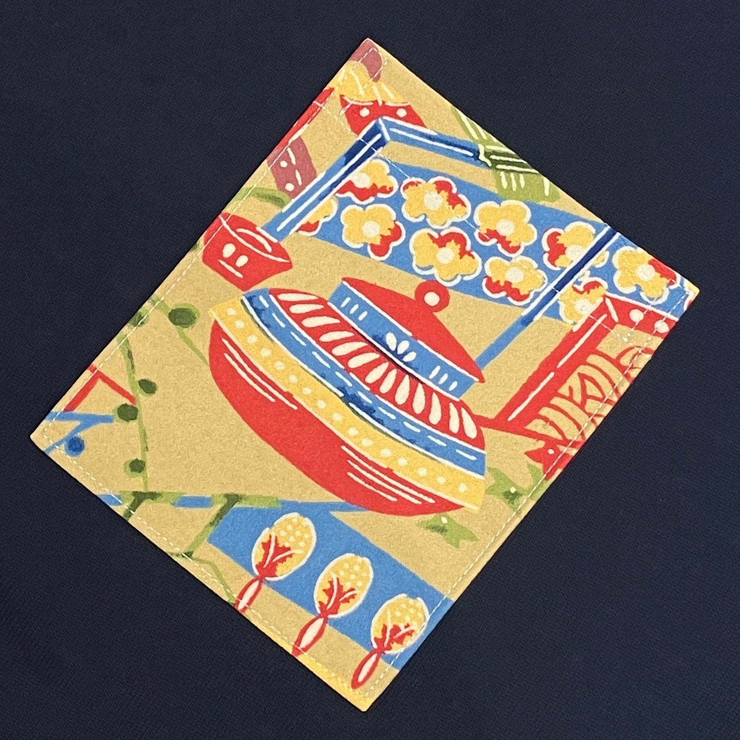 【Size:3XL】Kimono T-shirt, Navy 055