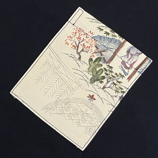 【Size:M】Kimono T-shirt, Black 056