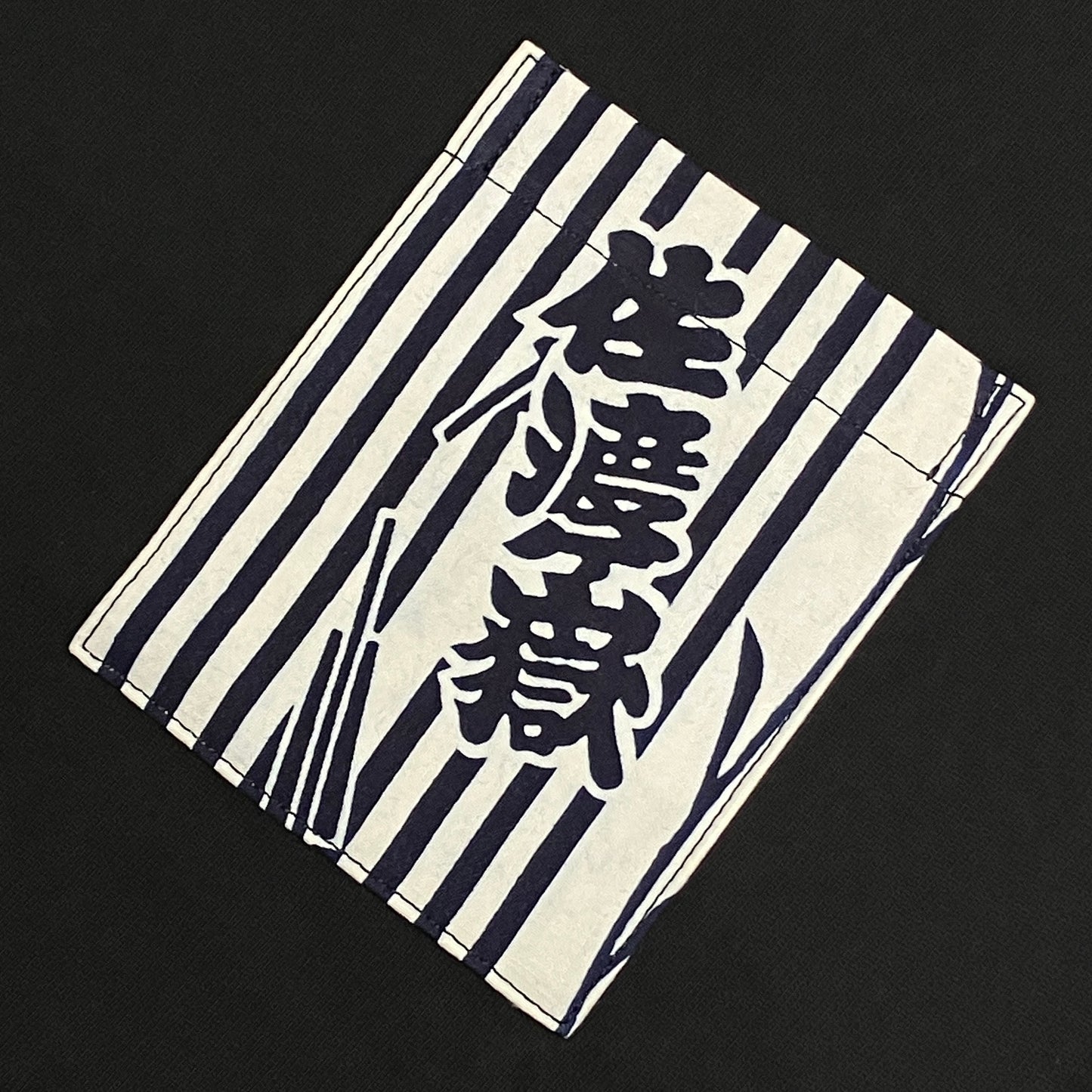 【Size:M】Kimono T-shirt, Black 057