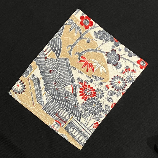 【Size:3XL】Kimono T-shirt, Black 059