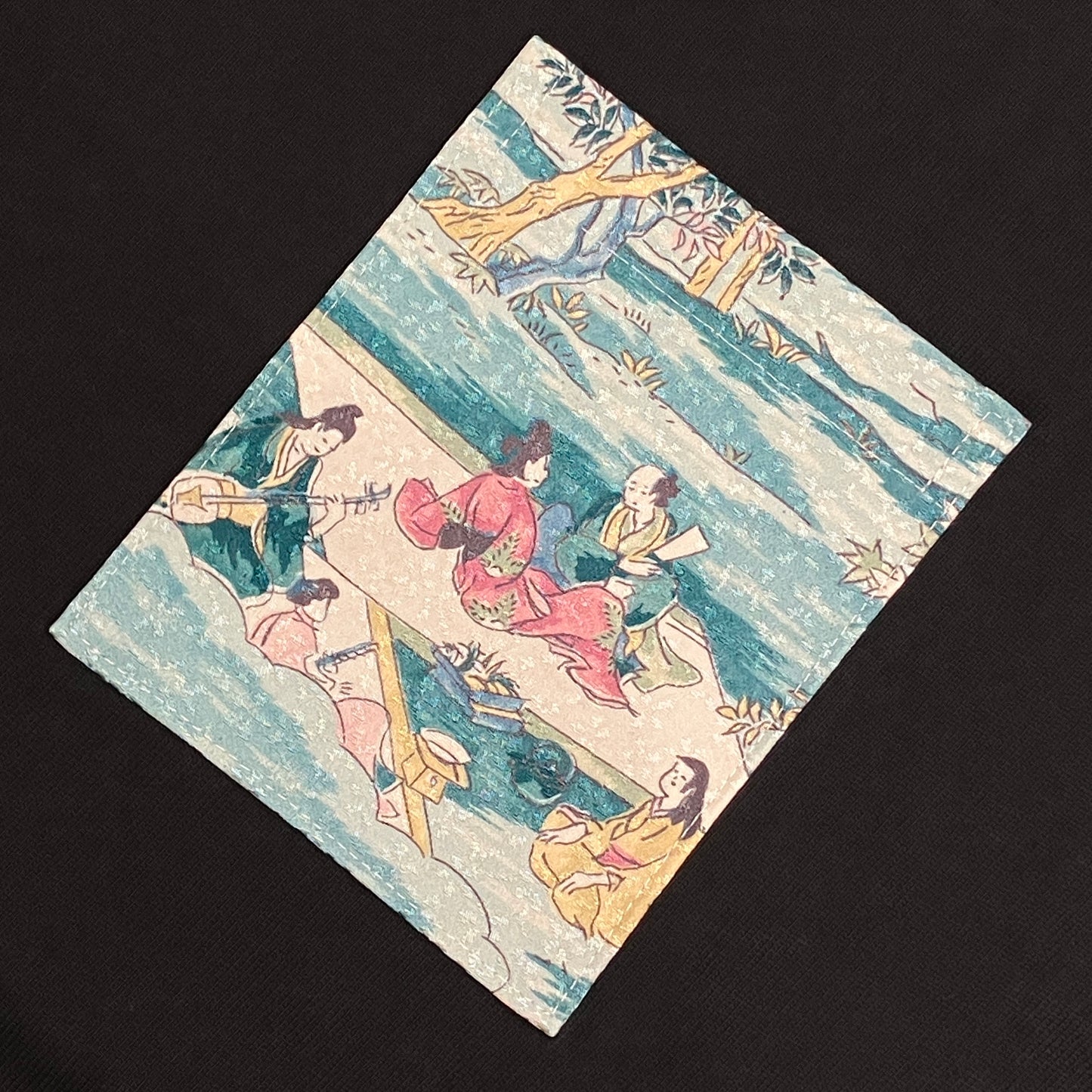 【Size:3XL】Kimono T-shirt, Black 061