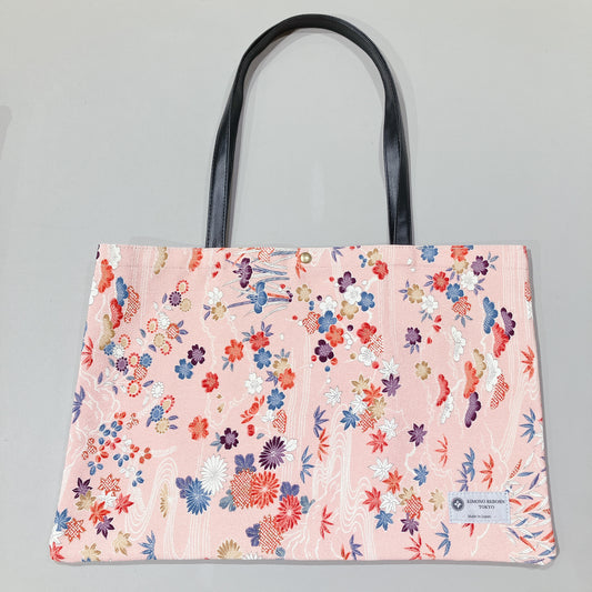 Kimono Tote Bag (w/button), 130