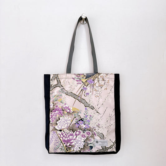 Kimono Tote with depth Navy 05