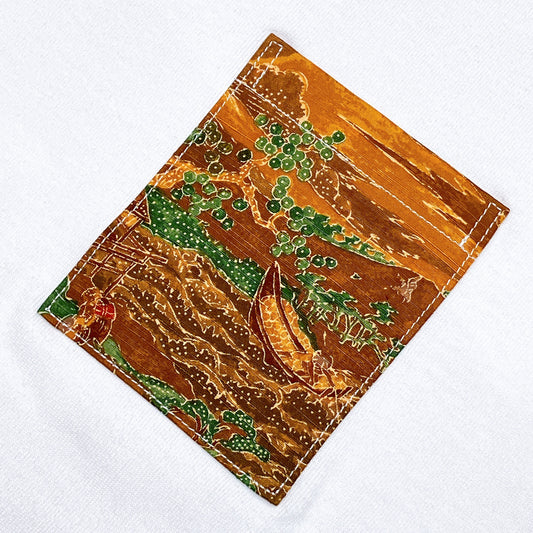 【Size:XXL】Kimono T-shirt, White 059