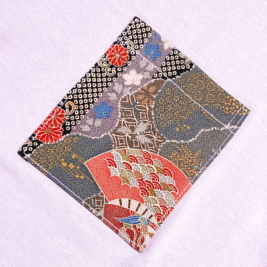 【Size:L】Kimono T-shirt, Purple 061