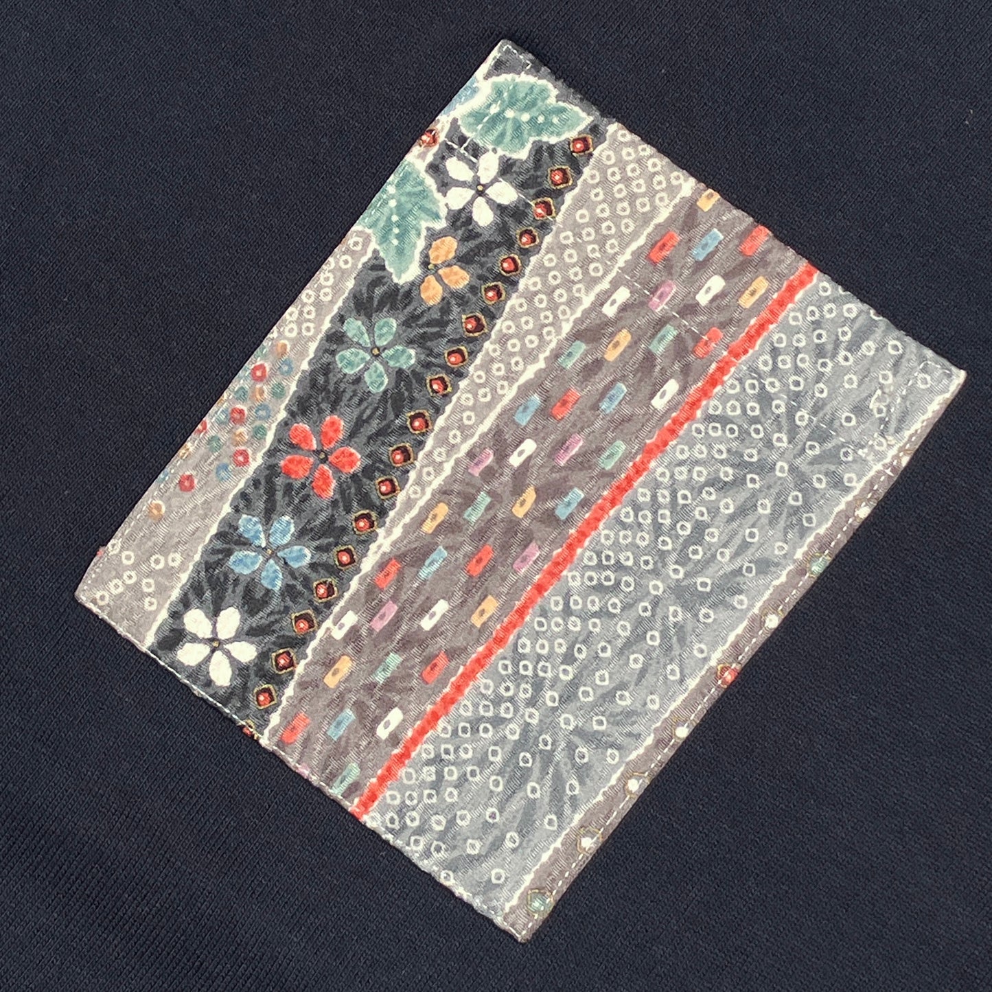 【Size:XL】Kimono T-shirt, Navy 057