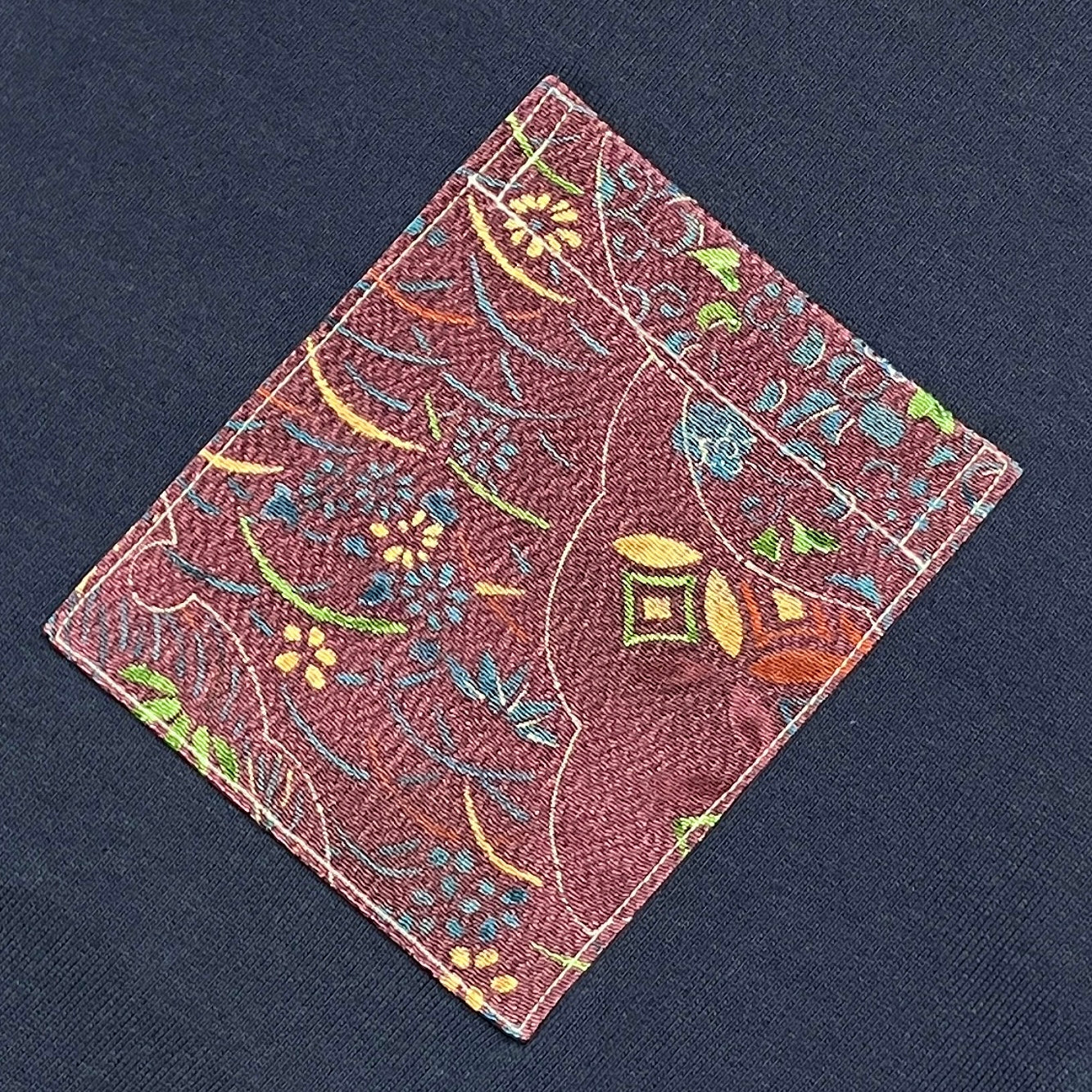 【Size:XL】Kimono T-shirt, Navy 059