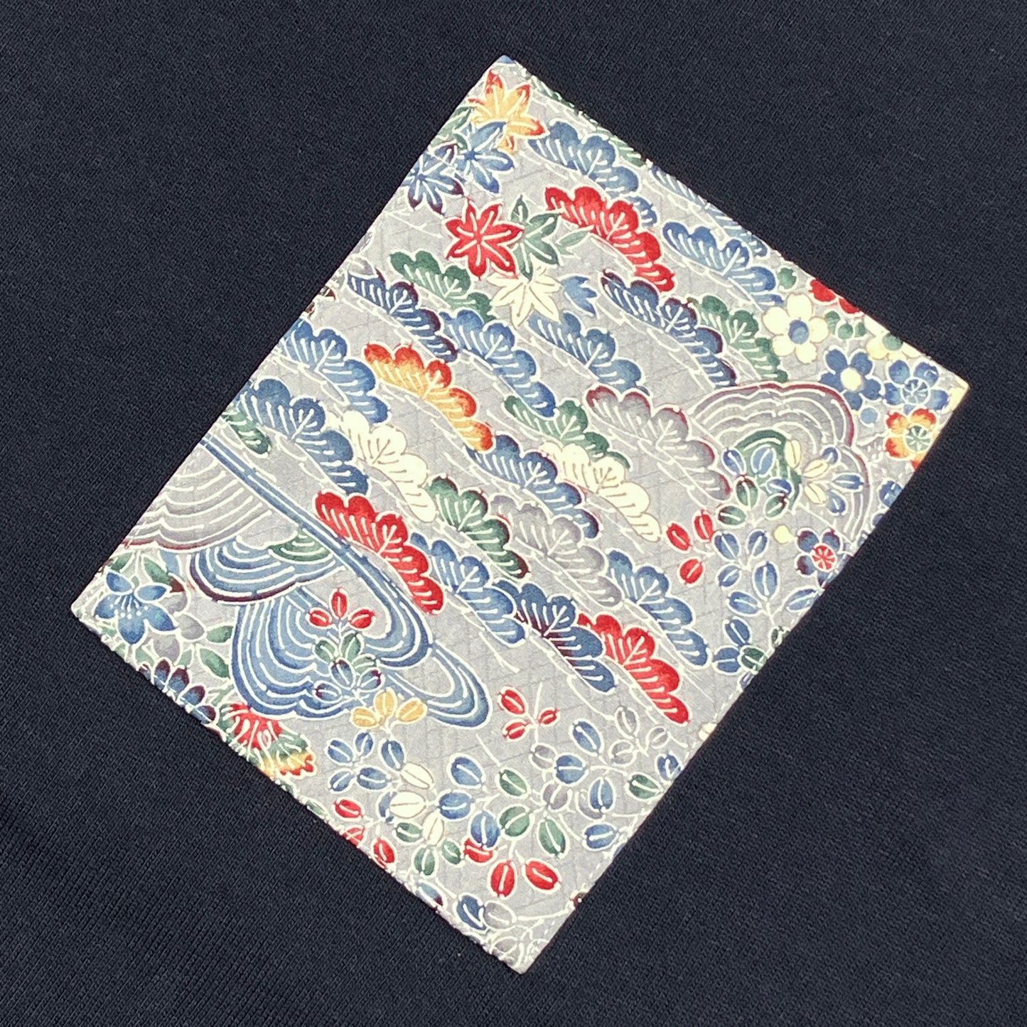 【Size:XL】Kimono T-shirt, Navy 061