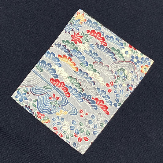 【Size:XL】Kimono T-shirt, Navy 061