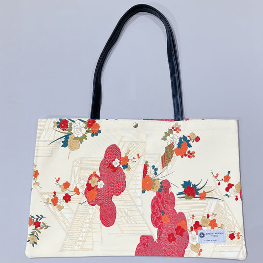 Kimono Tote Bag (w/button), 150