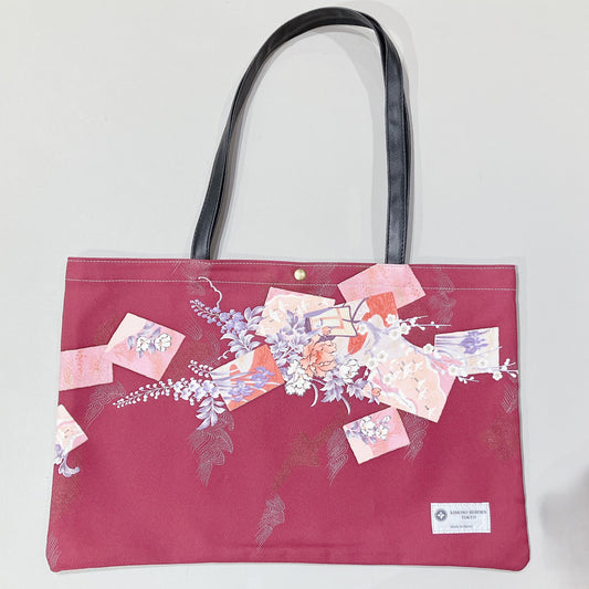 Kimono Tote Bag (w/button), 155