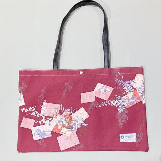 Kimono Tote Bag (w/button), 156