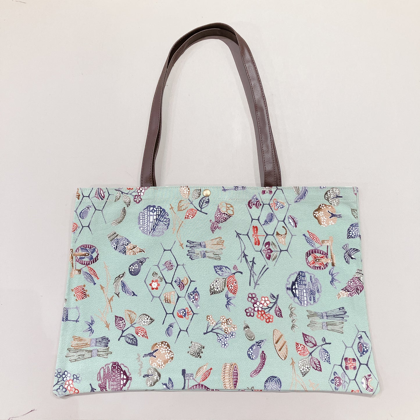 Kimono Tote Bag (w/button), 170