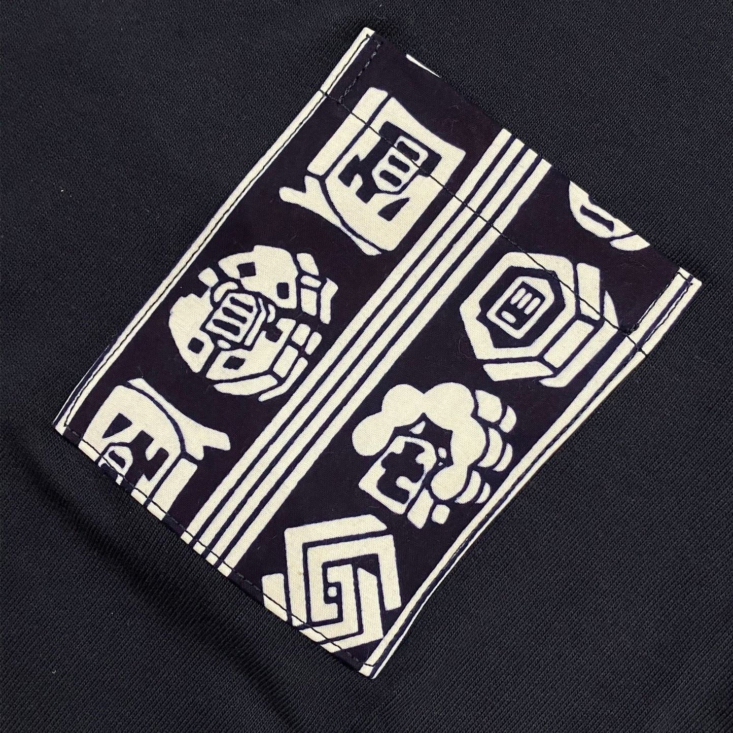 【Size:M】Kimono T-shirt, Navy 27