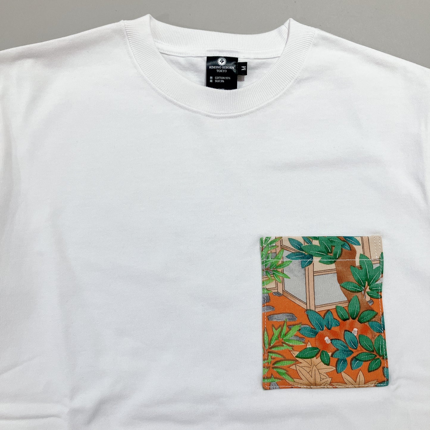 【Size: M】着物Tシャツ　White 03