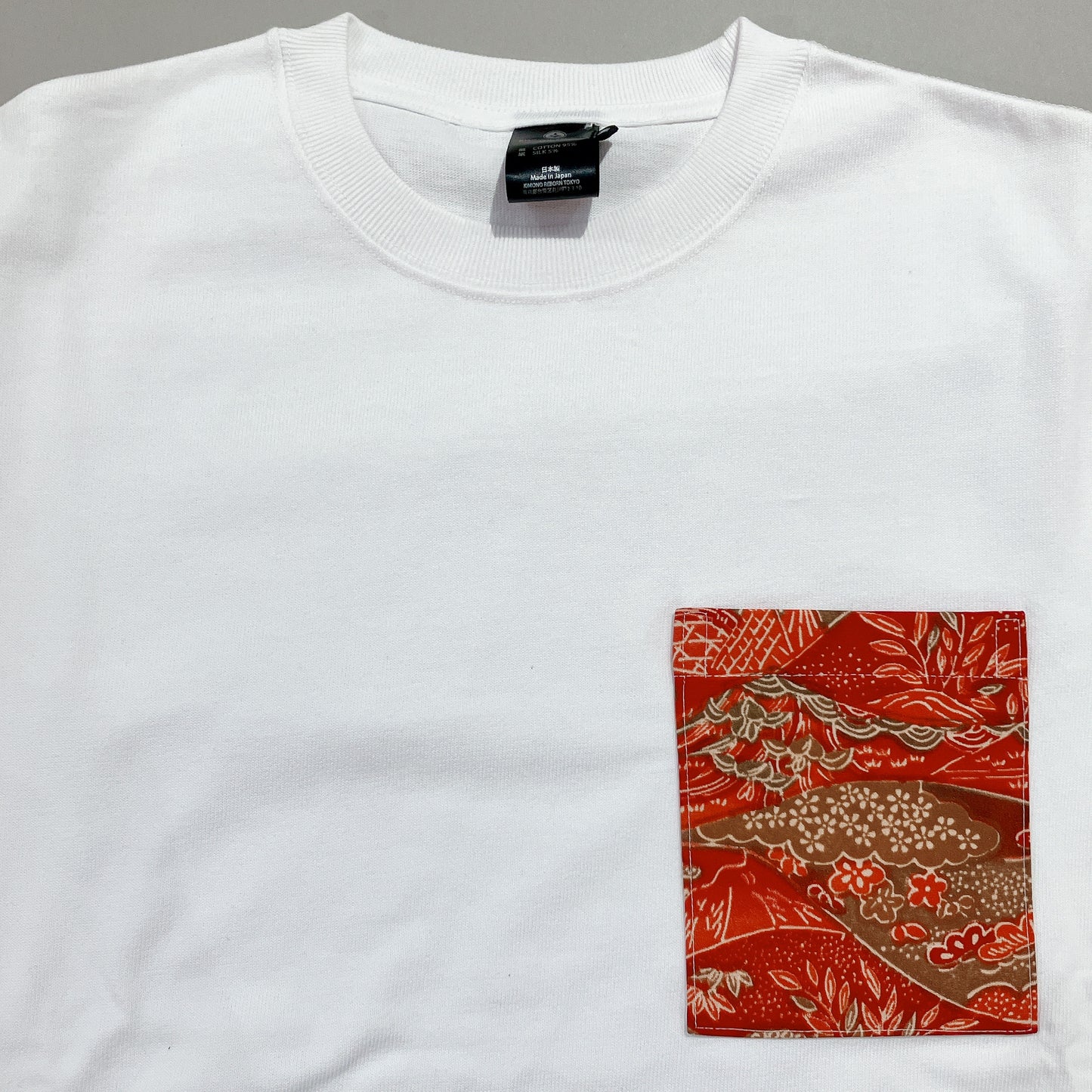 【Size: M】着物Tシャツ　White 03