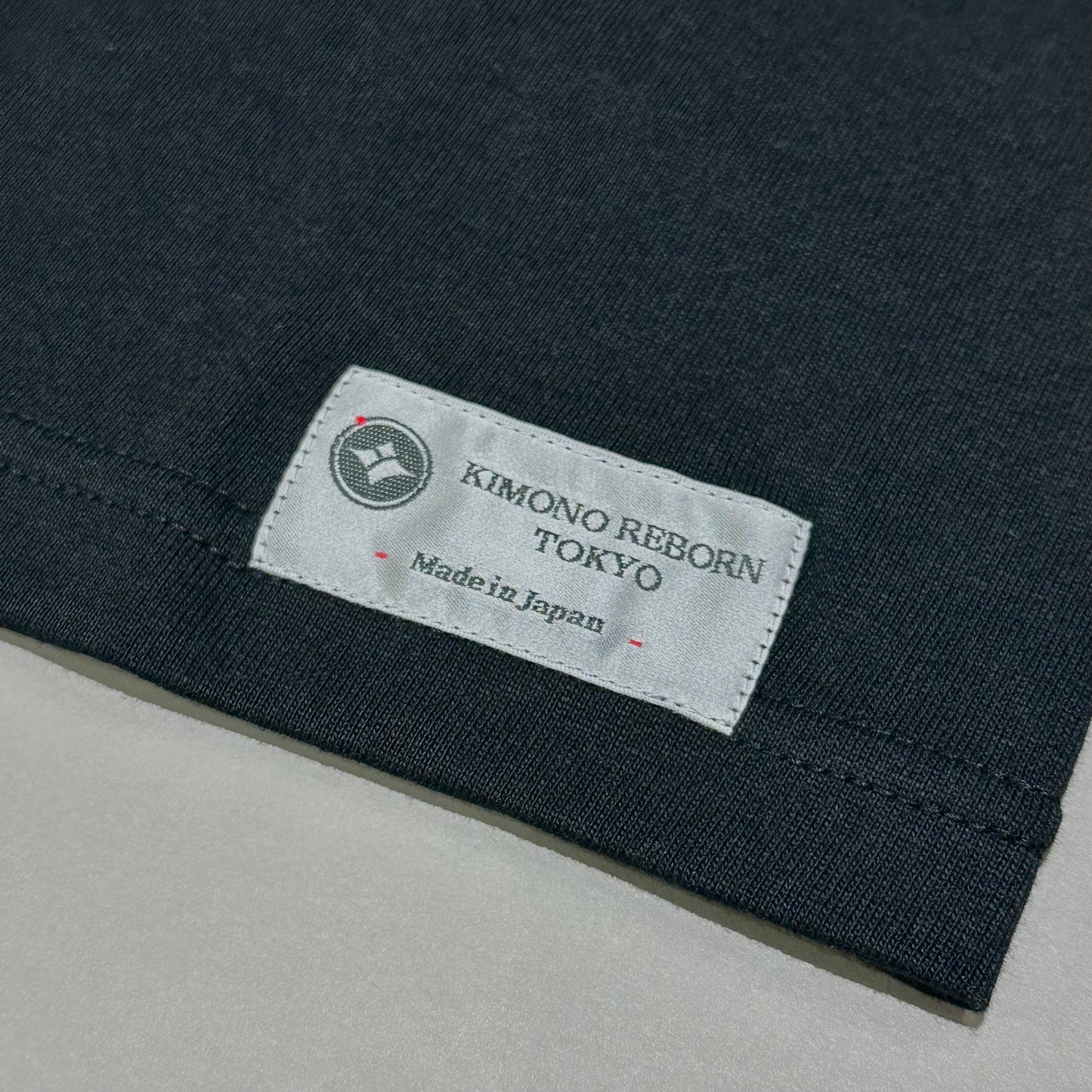 【Size:M】Kimono JAPAN T-shirt Black 01